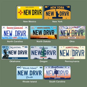 Personalized New Driver Ornament, Florida License Plate Keepsake, Xmas Gift image 5