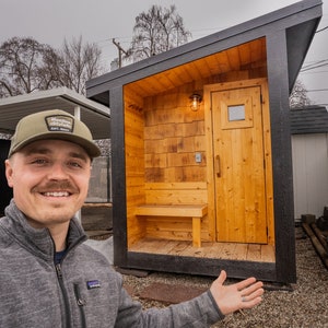 DIY Sauna Plans- FULL DRAWINGS