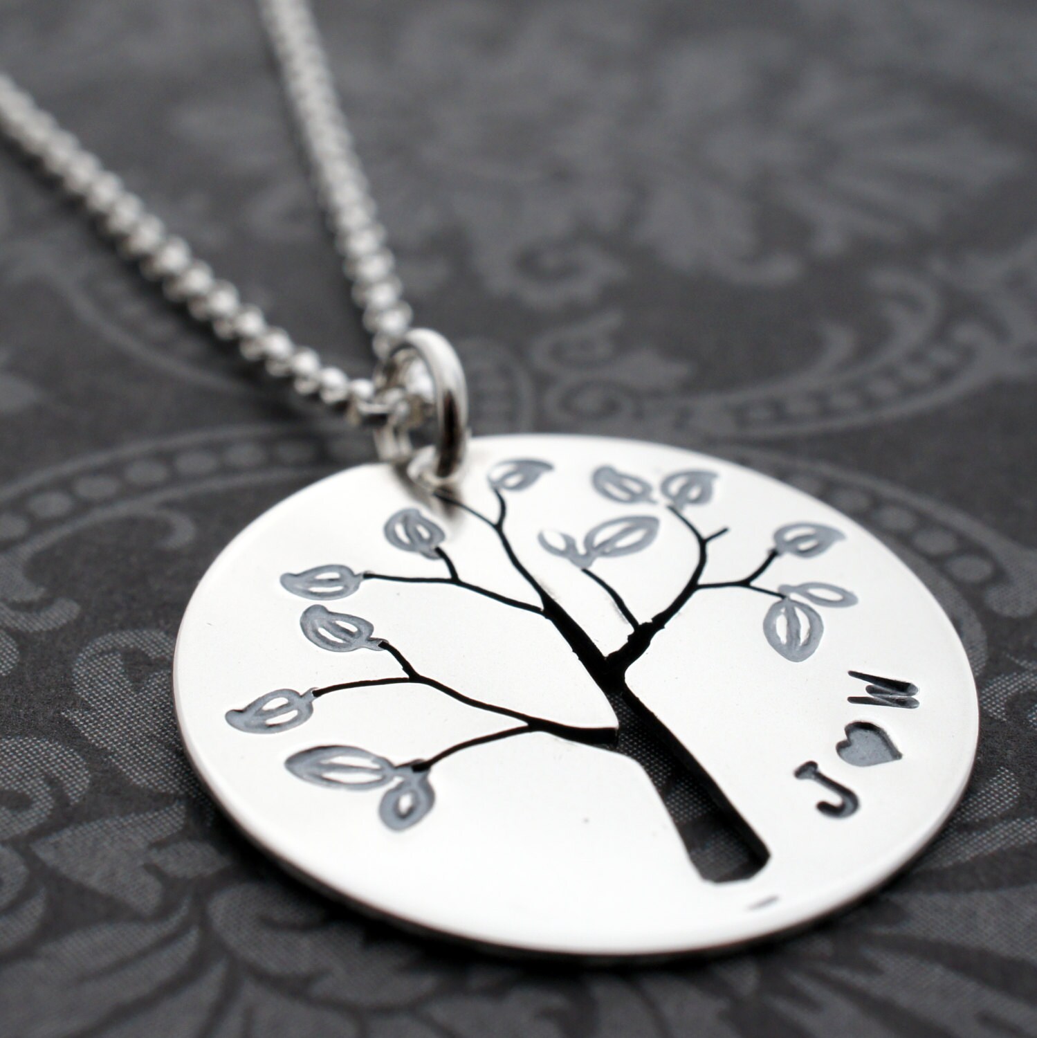 Oak Leaf Necklace | Silver Necklace | Henryka UK