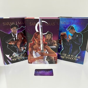 Dust jacket, dust cover, Crescent City dust jacket set, dust jackets, Sarah J Maas, Crescent City, Foiled Dust Jackets, Officially Licensed
