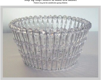 Beaded Fruit Basket Beading Pattern / Tutorial PDF Step-by-Step Detailed Instructions