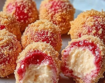 Best Recipe for Strawberry Cheesecake Crunch Bites Recipe  | Easy Festive Christmas Dessert with Instant Recipe Download