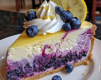 BEST RECIPE For irresistible Lemon Blueberry Cheesecake Cake Download RECIPE