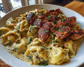 INSTANT Spicy Garlic Chicken Tortellini Recipe Collection Auto-Download Digital PDF Bundle Print Immediately