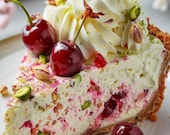BEST RECIPE FOR Luscious Lemon-Lime Cherry Pistachio Cheesecake Recipe: Delightful and Creamy Dessert Instant Recipe Download