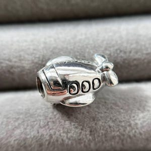 Cute little plane Charm;Travel Charm;Bracelet Charm;925 Silver