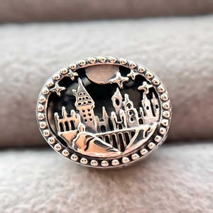 New 925 Silver Magic Academy Charm;Vintage Beads;Handmade