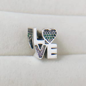 Love Charm;New 925 Silver Charm;Bracelet Charm;gift for her
