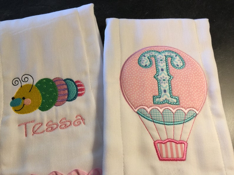 Whale Burp Cloth Girl Burp Cloths Personalized Girl Burp Cloth Owl Burp Cloth Turtle Burp Cloth Hot Air Balloon Burp Cloth