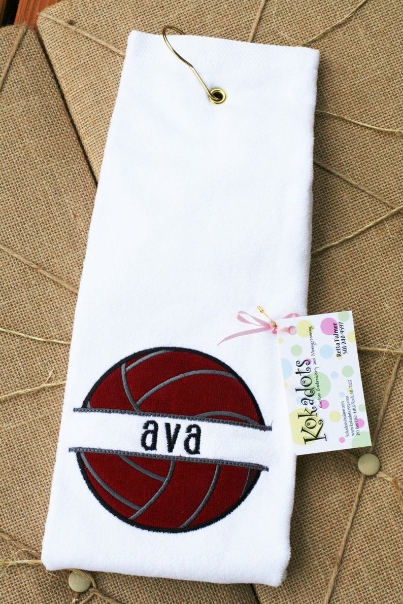 Volleyball Towel Athletic Towel Sweat Towel Team Towel Etsy
