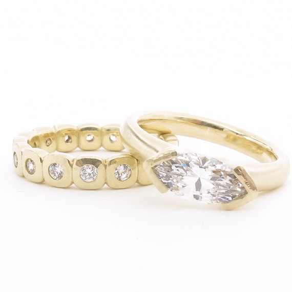 East west marquise semi mount deals