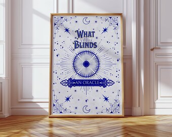 What Blinds An Oracle digital print | Crescent City inspired wall art | Book merch | Sarah J Maas
