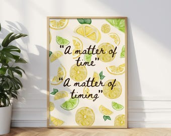 The Seven Year Slip digital print | Ashley Poston | Book inspired wall art