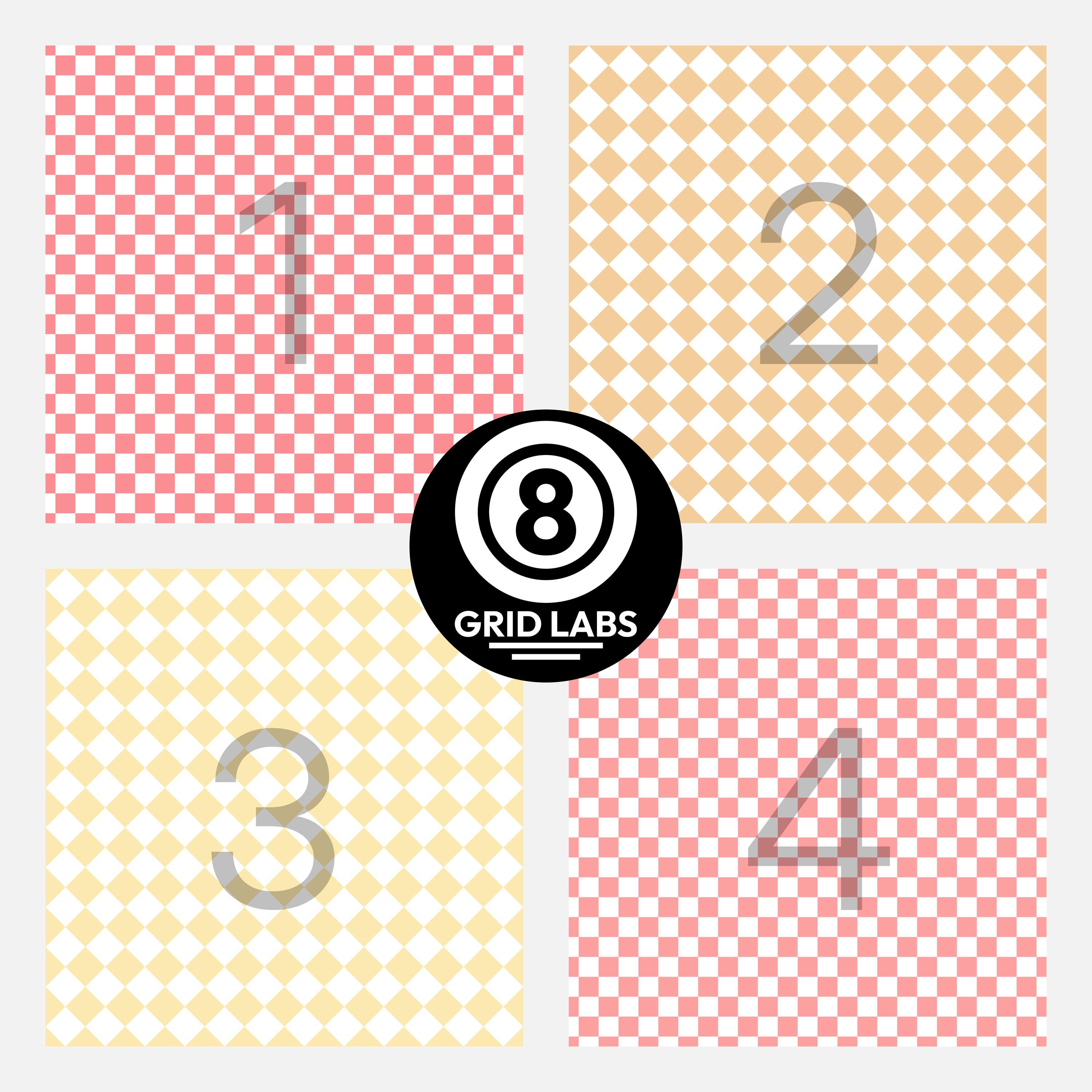 Peach Small Checkers Digital Papers Seamless Check Summer Peachy Pink ...