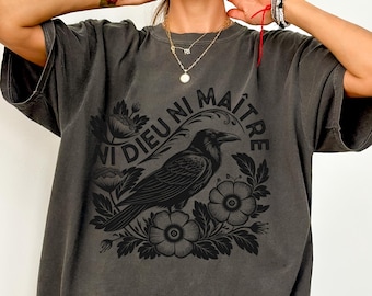 Ni Dieu Ni Maître Shirt, Unisex, Anti-Authoritarian, Comfort Colors Tee