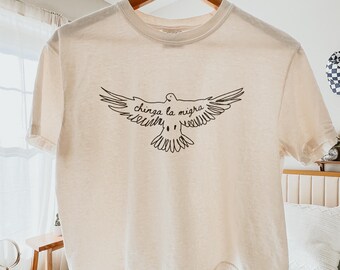 Chinga La Migra Crop Top - Comfort Colors Boxy T-shirt