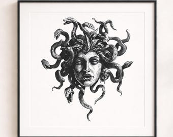 Medusa Kunstdruck