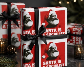 Santa is a Socialist Christmas Wrapping Papers