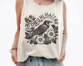 Ni Dieu Ni Maître Tank Top,  Comfort Colors Shirt
