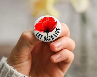 Let Gaza Live Pin Buttons