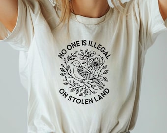 Activist Boxy Crop Top: Immigrant Rights Comfort Colors Tee