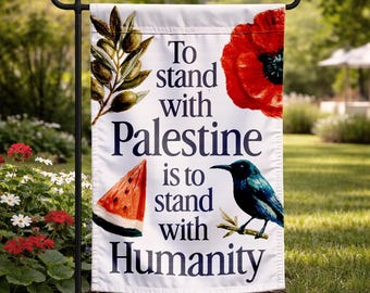 Free Palestine Garden & House Banner