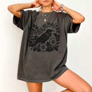 Koszulka „Ni Dieu Ni Maître”, unisex, antyautorytarna, w komfortowych kolorach