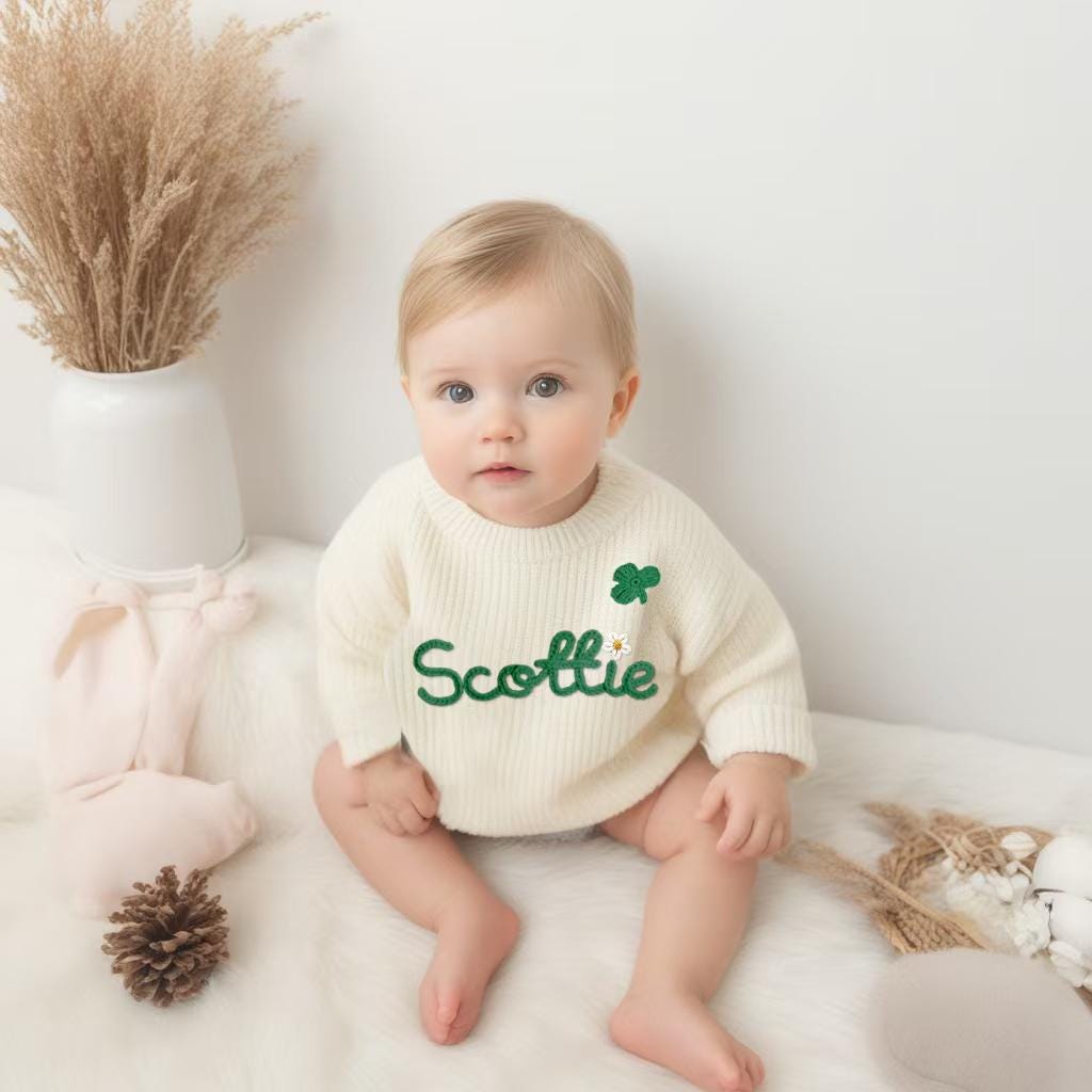 Body Bébé Camouflage Saint Patrick - Taille NB-24 - Blanc - Neuf Avec étiquettes