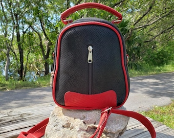 designer backpack small mini Lexiyat Purse for Women Leather Convertible Backpack Travel Shoulder Fashion Bag Black : Clothing, Shoes & Jewelry certified tannery Handmade Leather Backpack: Designer Rucksack