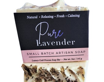 Lavender Soap Lavender Essential Oil Soap Natural Soap Gift Vegan Soap Cold Process Soap Handmade Soap Olive Oil Soap Soap Favors