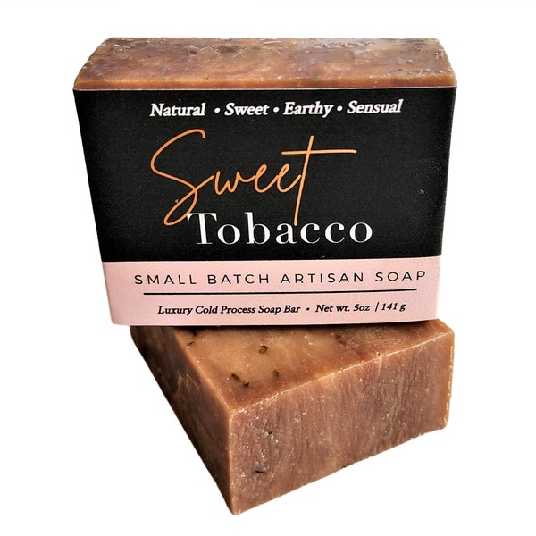 Tobacco Soap, Sweet Tobacco Soap, Handmade Soap, Natural Soap, Vegan Soap, Soap Gift, , Best Seller, Body Soap, Soap Bar, Birthday Gift