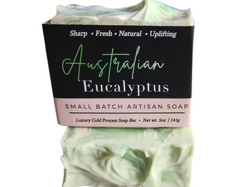 Australian Eucalyptus Soap Natural Soap Gift Handmade Soap Christmas Gift Vegan Soap Spa Soap Gift For Him Gift For Her Soap For Men