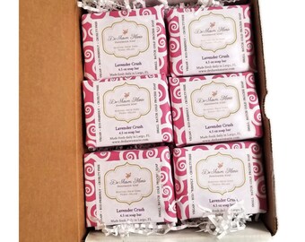 Lavender Gift Box, Soap Gift Box, Christmas Soap Gift, Soap Gift Set, Soap 6 pack, Vegan Soap Gift, Natural Soap Gift, Bath and Body Gift