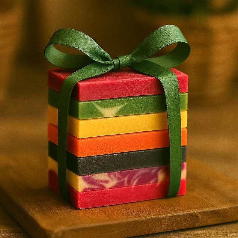 Vegan Soap Sampler: Natural Handmade Soap Samples, Gift image 7