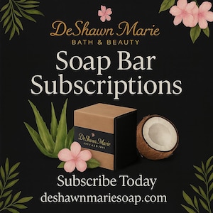 6-Month Vegan Soap Subscription Box: Artisan Handmade Skincare Gift