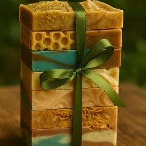 Vegan Soap Sampler: Natural Handmade Soap Samples, Gift image 6