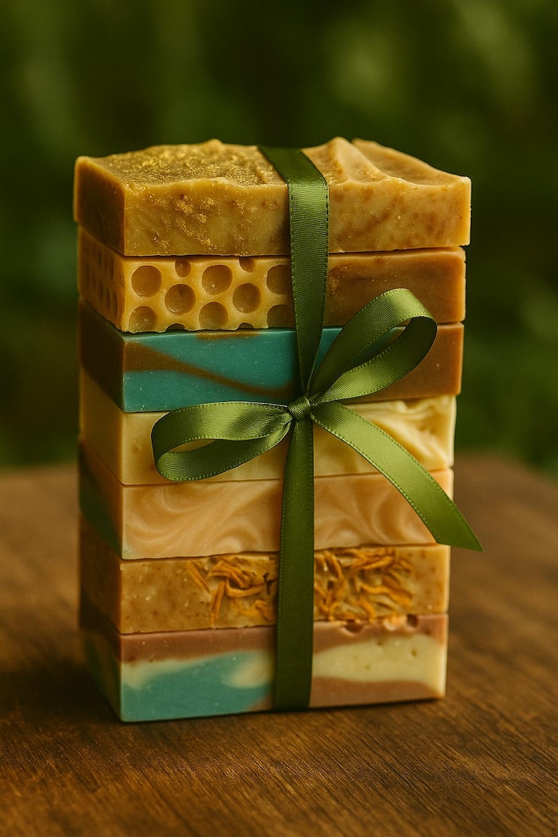 Vegan Soap Sampler: Natural Handmade Soap Samples, Gift image 6