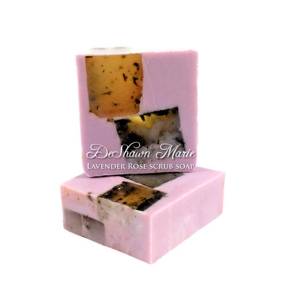 Lavender Rose Soap/Lavender Soap/Vegan Soap/Soap Gift/Mother's Day Gift/Soap Favors/Birthday Gift/Housewarming Gift/Valentine's Gift