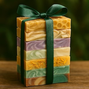 Vegan Soap Sampler: Natural Handmade Soap Samples, Gift image 9