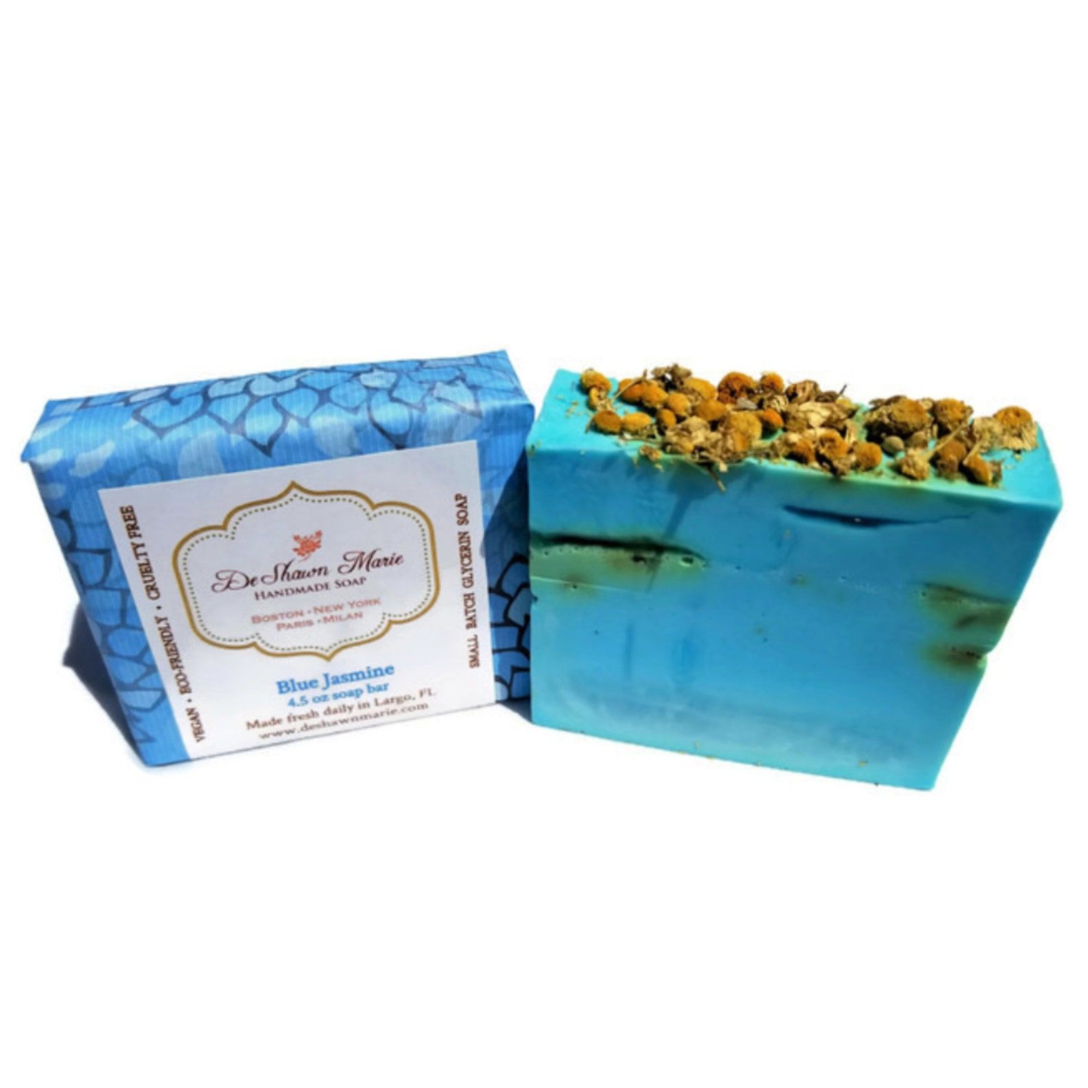 Jasmine Soap Blue Jasmine Soap Flower soap Floral Soap Etsy