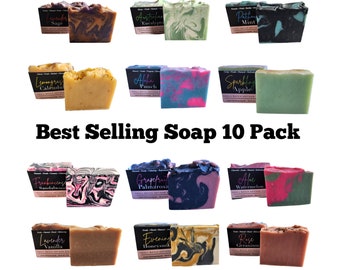 Soap Set Soap Gift Set 10 pack Best Seller Soap Gifts Soap Christmas Gift Natural Soap Organic Soap Gift for her Gift for him Soap Sale