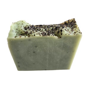 Spearmint Eucalyptus Soap, Mint Soap, Eucalyptus Soap, Natural Soap, Cold Process Soap, Vegan Soap, Green Clay Soap, Soap Gift, Bath Gift image 2