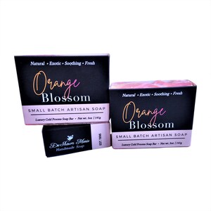Orange Blossom Soap, Neroli Soap, Natural Soap, Vegan Soap, Cold Process Soap, Soap Gift, Body Soap, Soap Bar, Self Care, Skin Care image 8