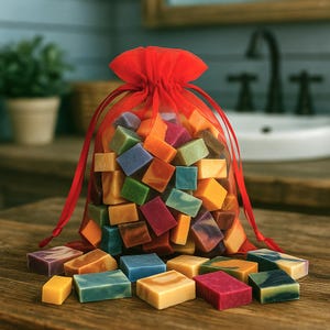 Artisan Soap Sampler Bag: Vegan Handmade Soap Samples, Zero Waste