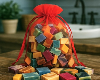 Artisan Soap Sampler Bag: Vegan Handmade Soap Samples, Zero Waste