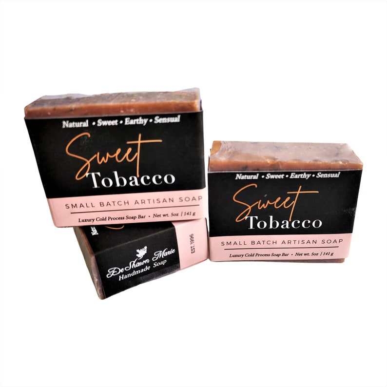 Tobacco Soap Set, Tobacco Soap, Sweet Tobacco Soap, Handmade Soap, Natural Soap, Vegan Soap, Soap Gift, Body Soap, Soap Bar, Birthday Gift image 5