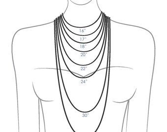 Long silver chain 30 inch deals