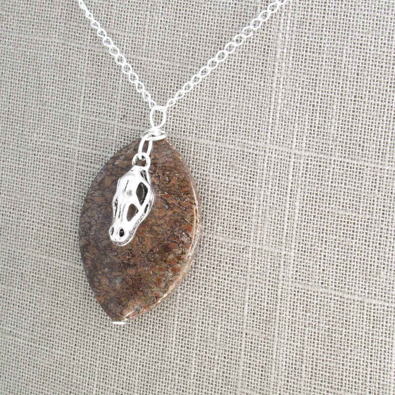 dinosaur fossil necklace