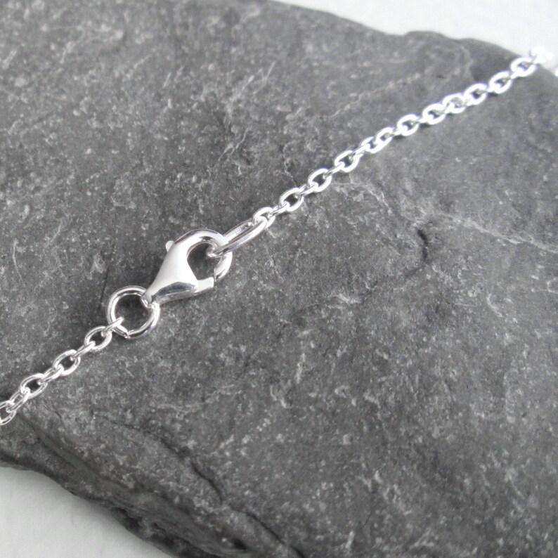 Sterling Silver Chain Necklace Plain Solid Silver Chain - Etsy