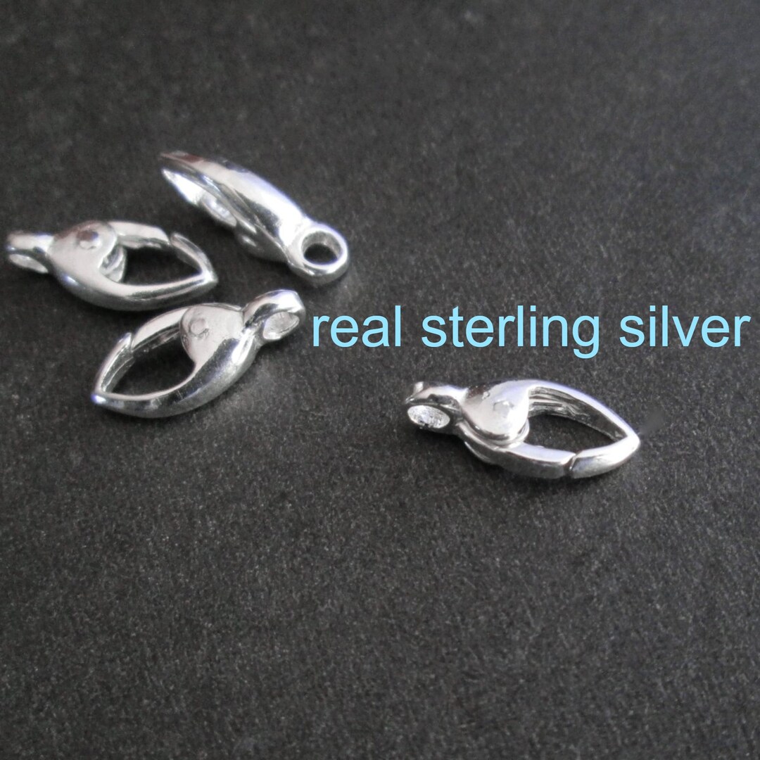 Self Closing Sterling Silver Clasp, No Trigger, Disability Friendly - Etsy